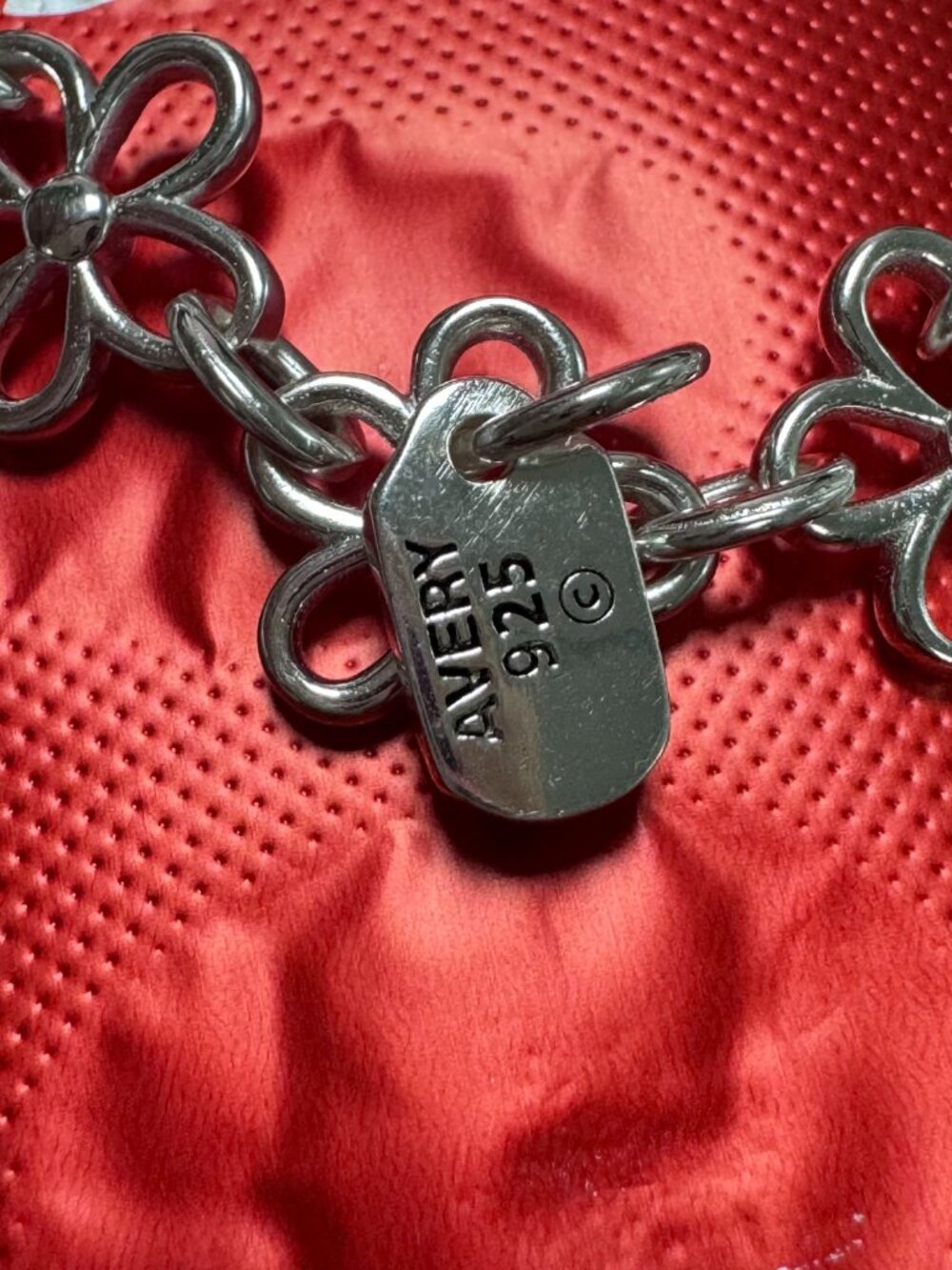James Avery Daisy Charm Bracelet Charm birthday gift  Bracelet Medium 7.9inchs - Picture 3 of 12